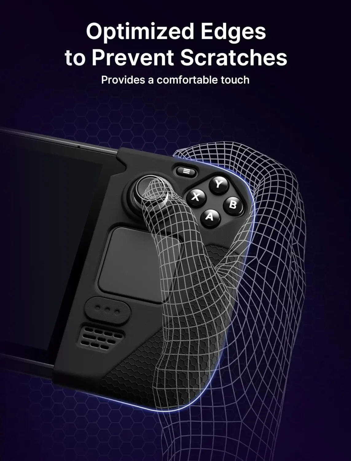 Silicone Grip Protection Case Compatible with Steam Deck Ste