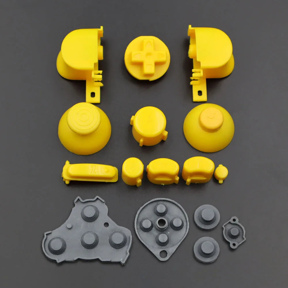 1Set Button For GameCube NGC Gamepad Power ON OFF Key A B X Y L R D Pads Mod Kit Silicone Pads Rubber Conductive Button