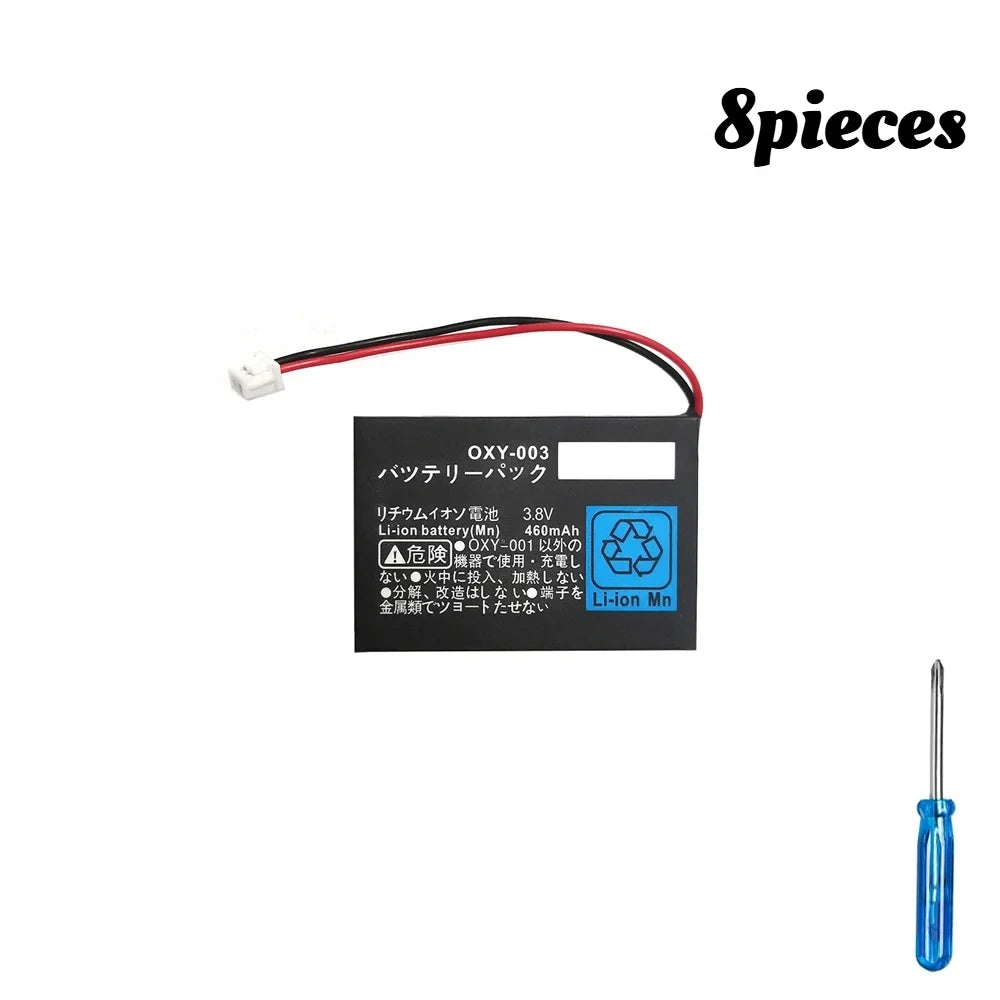 OXY-003 Battery for Nintendo GBM Game Boy Micro 460mAh 3.8V Rechargeable Lithium Battery Game Console Replacement Lipo cell