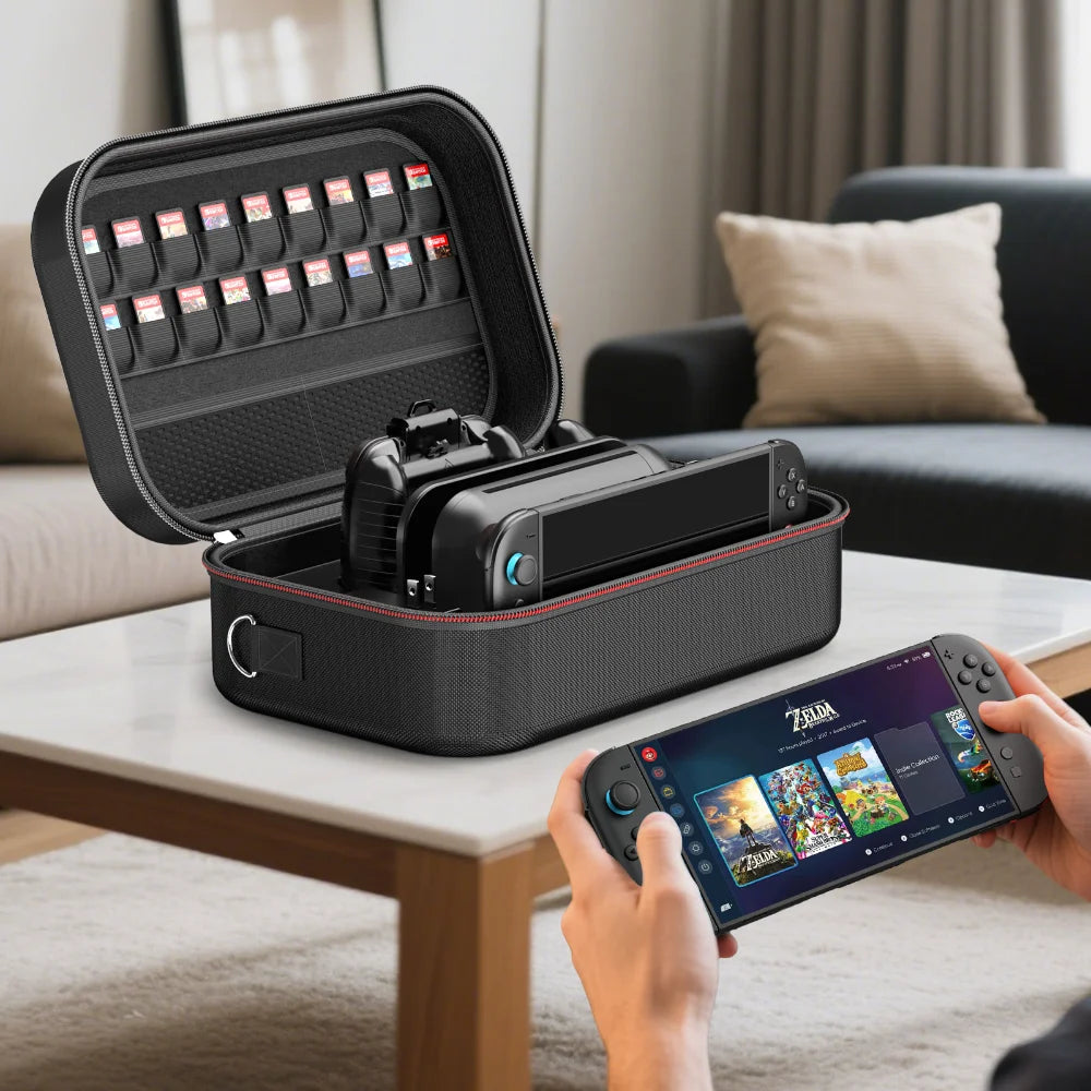 1pc Switch 2 Carry Case Portable Handheld Single Bag Travel 
