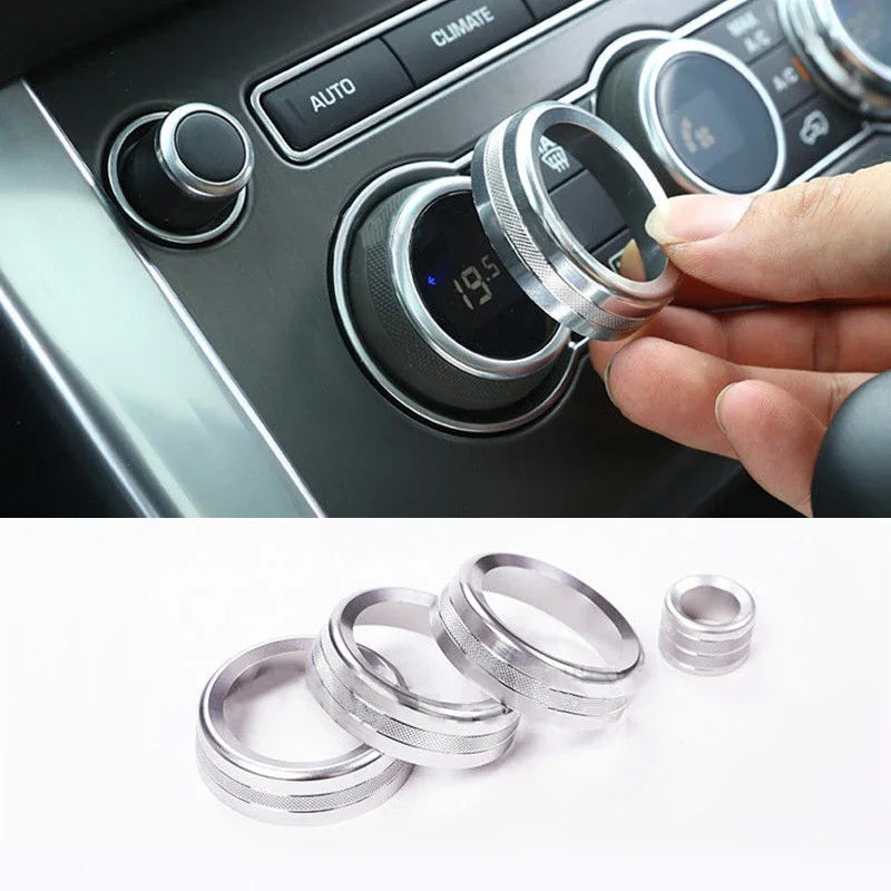 4pcs Console Covers For Land Rover Knob Button For Range Rov