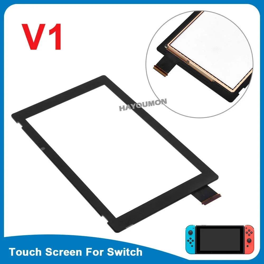New For Switch Touch Screen V1 V2 Game Console Outer Glass P