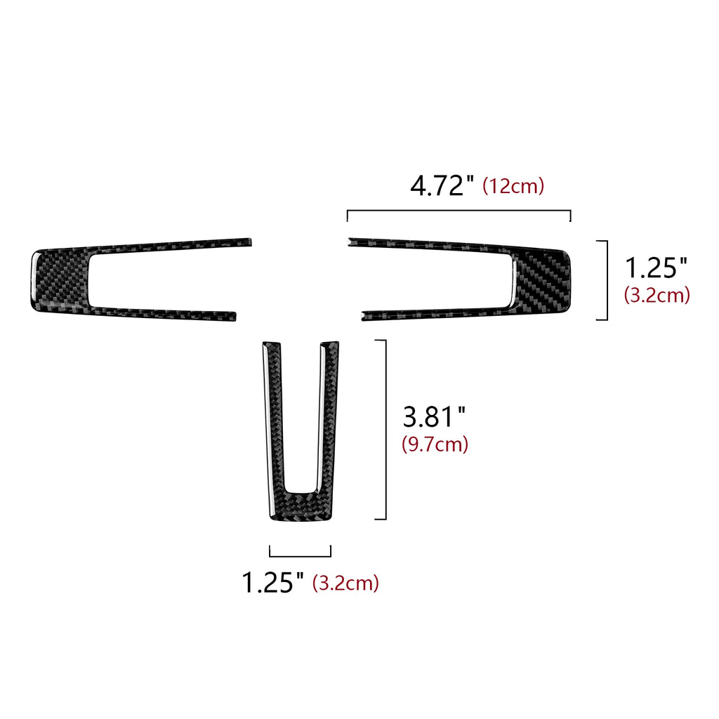 For Ford Mustang GT Shelby (2010-2014) Carbon Fiber Interior