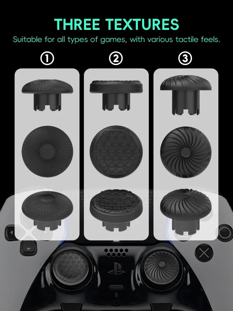 DATA FROG Metal Rocker Cap & Paddle Accessory Set for PS4 an