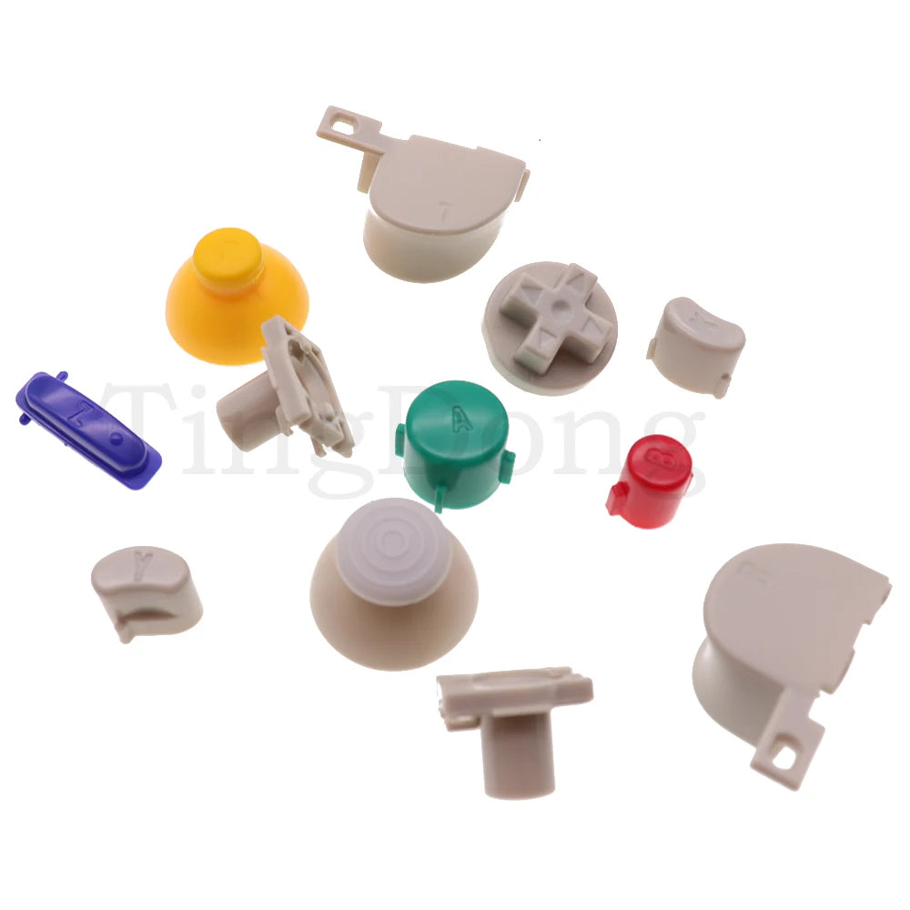 1Set Full Buttons For Gamecube L R Trigger Buttons D-Pad ABX