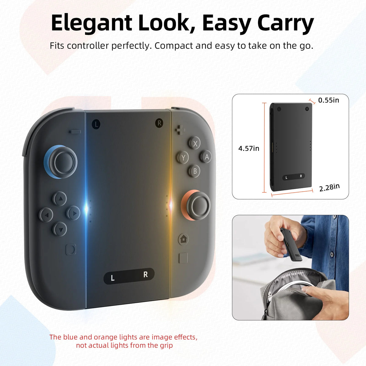 Aolion For Switch 2/1 Joy-con Charging Grip Bracket Handle G