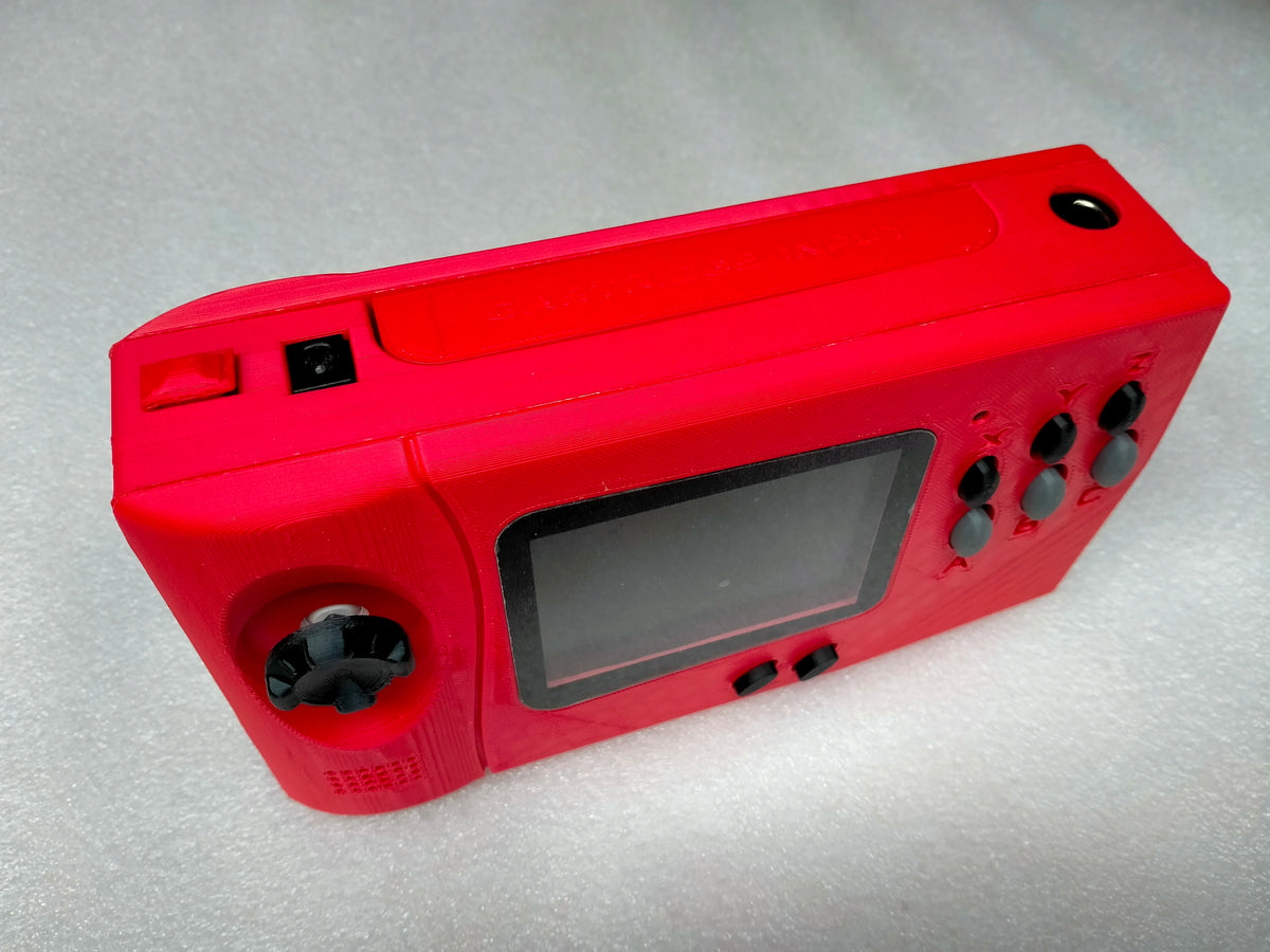 Genesis Nomad 3D Printed Nomad Handheld Game Console MD Card Game Console 3.5 Inch 320 240 LCD MD Game Cartridge Retro Machine