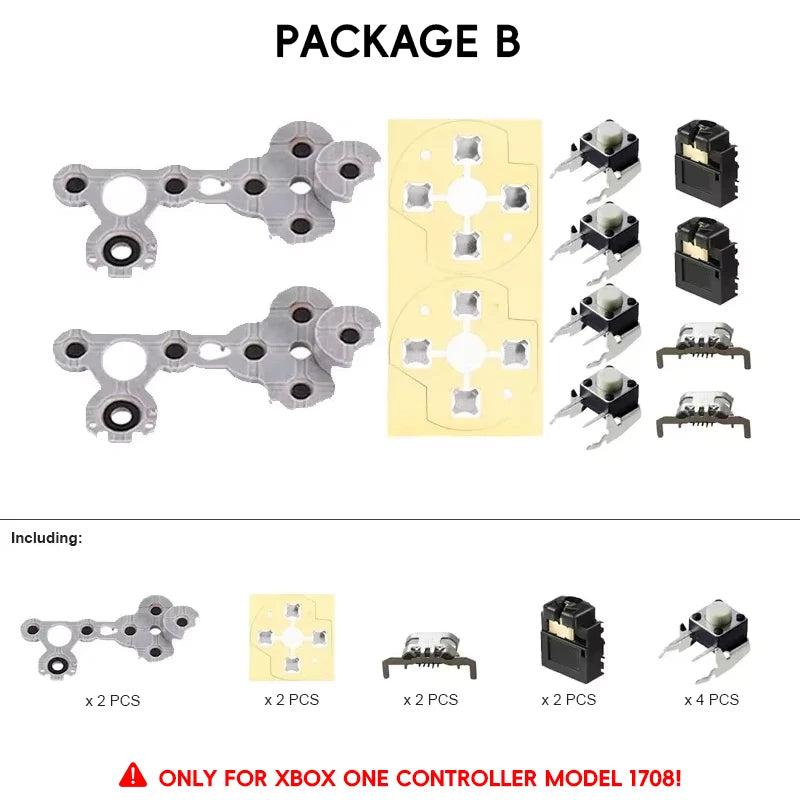 Replacement Analog Joystick Stick Module for Xbox One / Xbox Series X/S Controller Repair Thumbstick Parts