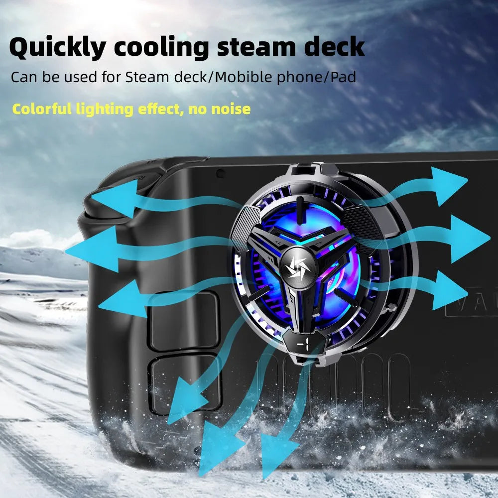 New Cooling Fan For Steam Deck/Game Console/Mobile Phone/Pad