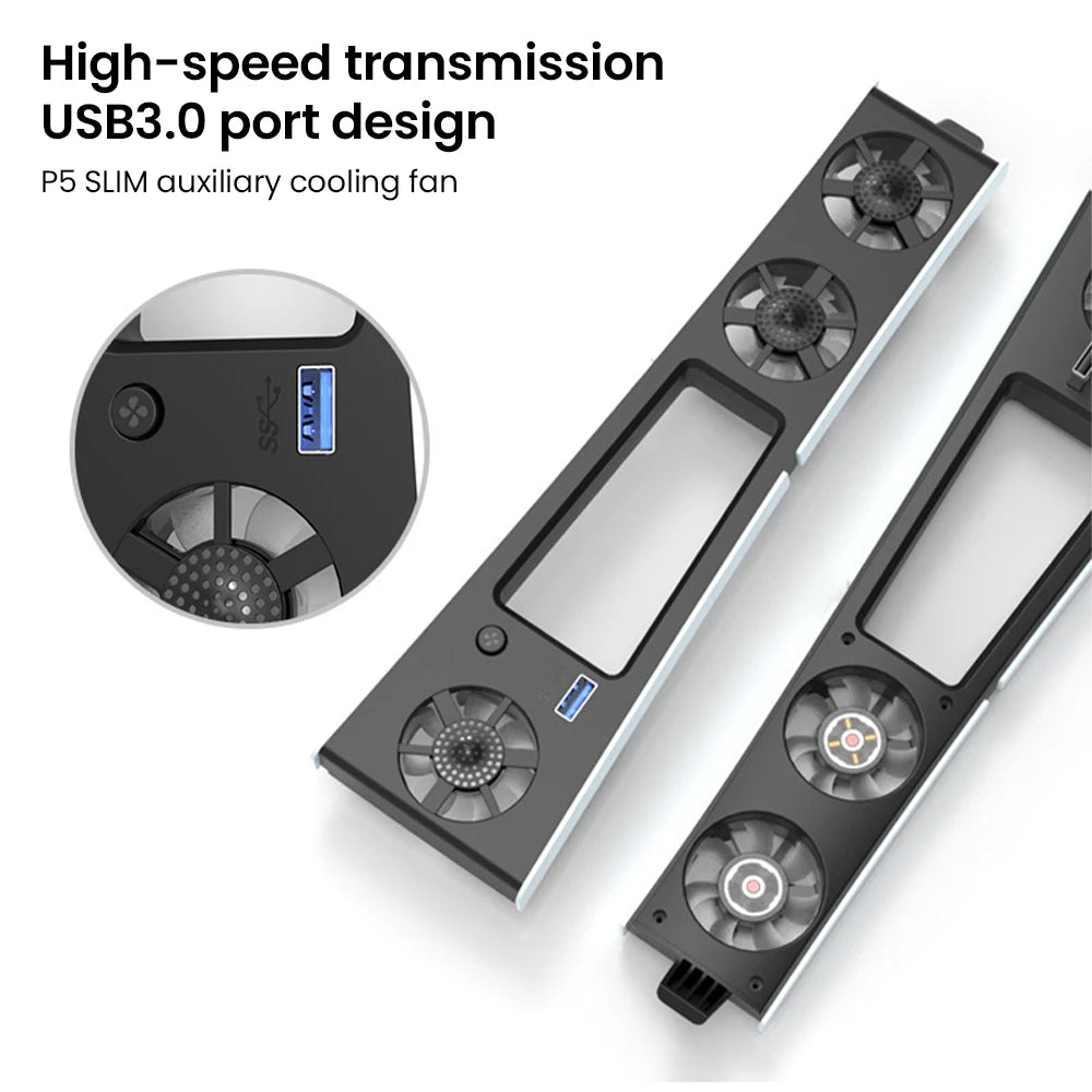 Gaming Cooler Fan Efficient Cooling System with LED light no