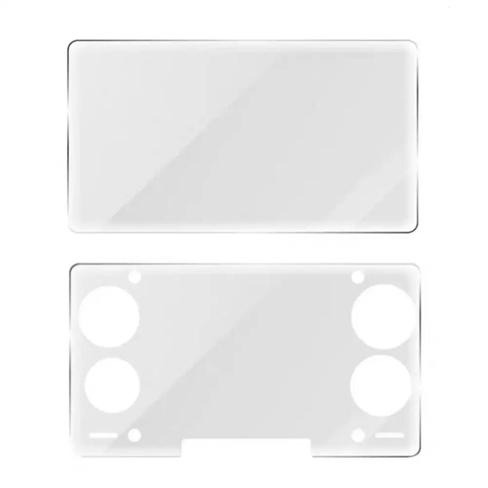 For AYN THOR Transparent Protective Soft TPU Case New Dual Screen Flip Up Handheld Shell Game Console Anti-Fall Case Shell Grip