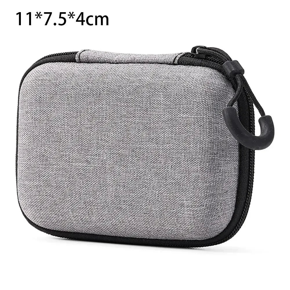 1Pcs Portable Game Console Case For RG35XX H Game Console Case Storage Bag Protective Zipper Carry Bag EVA Hard Handbag