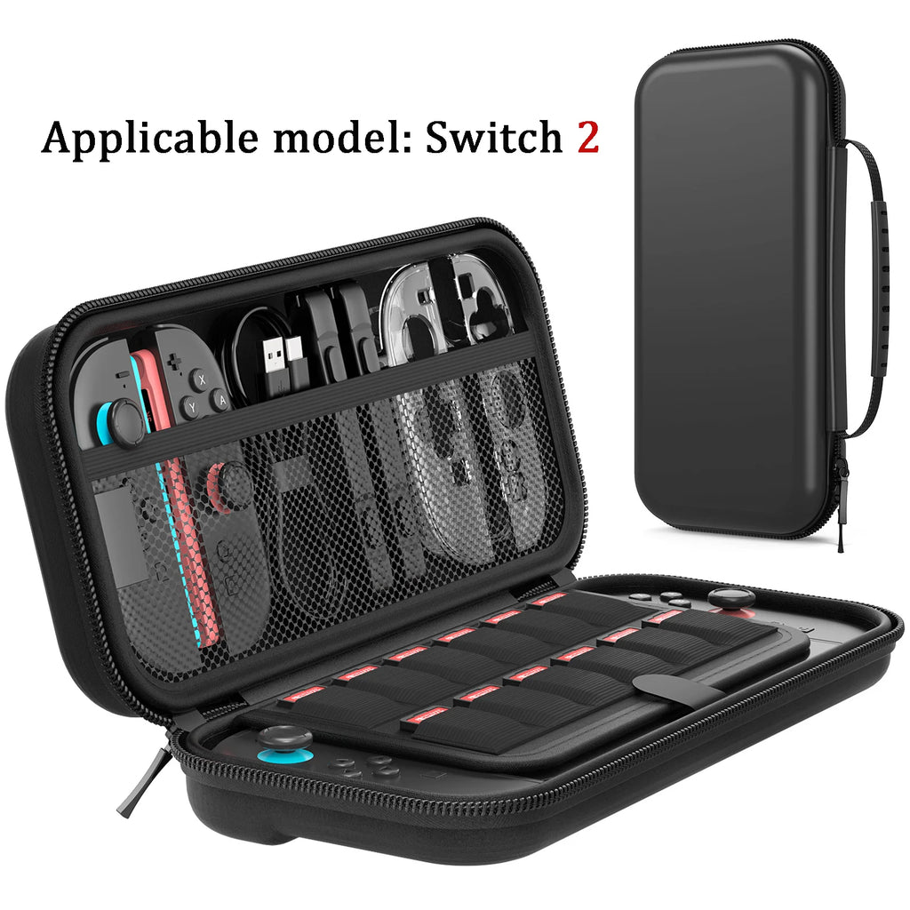 For Switch 2 Case Portable Switch 2 Travel Case with Large S