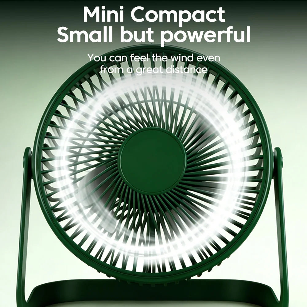 Desk Fan Portable Mini USB Rechargeable Fan Ultra Quiet Suit