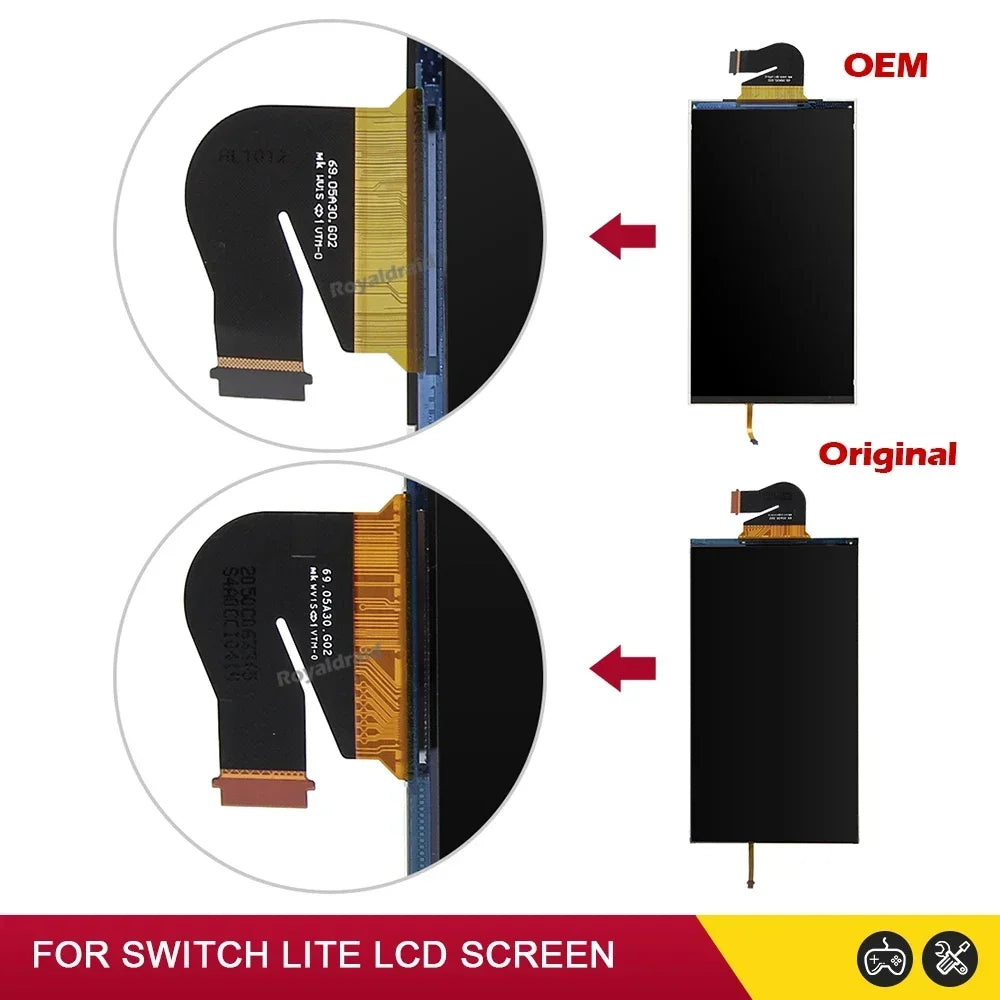 Replacement OEM LCD For Switch Lite LCD Screen Display Panel