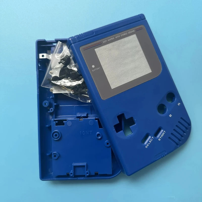 Full Housing Shell Replacement Kit for Game Boy DMG IPS Ready Classic Console Case with Buttons Conductive Rubber Pad Set