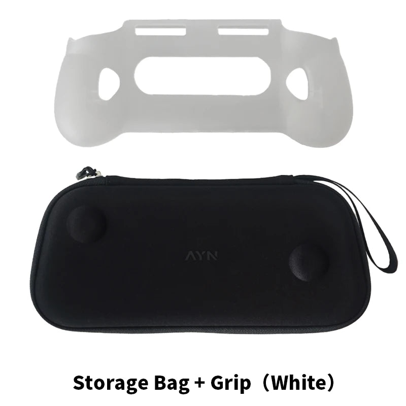 For AYN Odin 3 TPU Grip Shell Original BAG Odin3 Game Console TPU Grip Case Stand Holder With Carry Bag Accessories