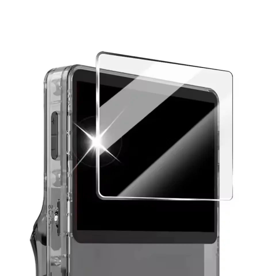 4in1 Bag+Films for R36S Game Console Carrying Storage Case With Lanyar Tempered Glass for R36S Screen Protector Anti-Scratch Kit