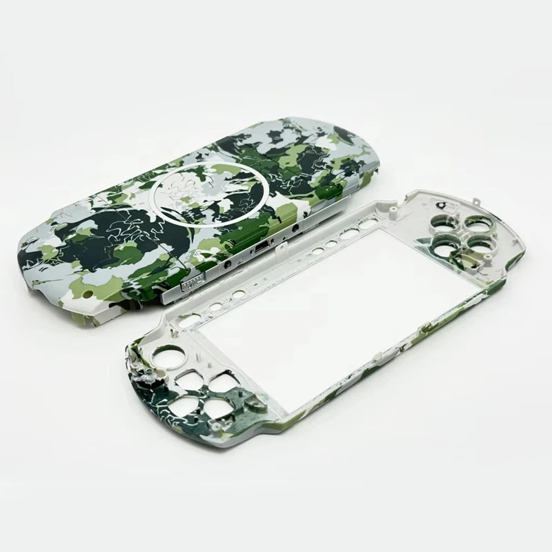 Camouflage Full Housing Shell Case Replacement for PSP3000 w