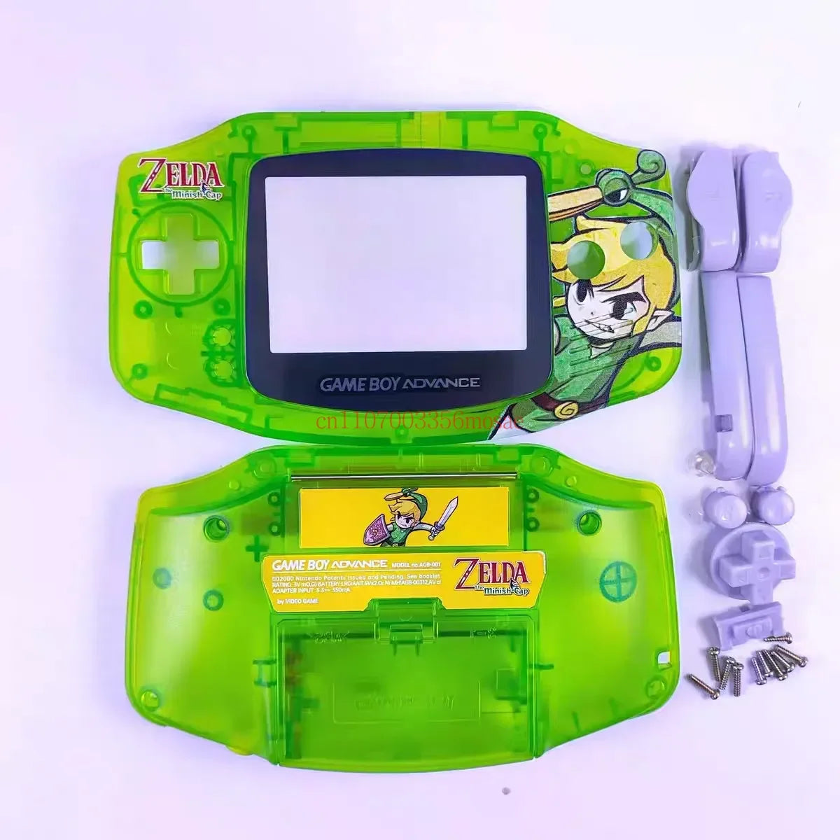 Gba Replacement Shell For Game Boy Advance Zelda The Minish 