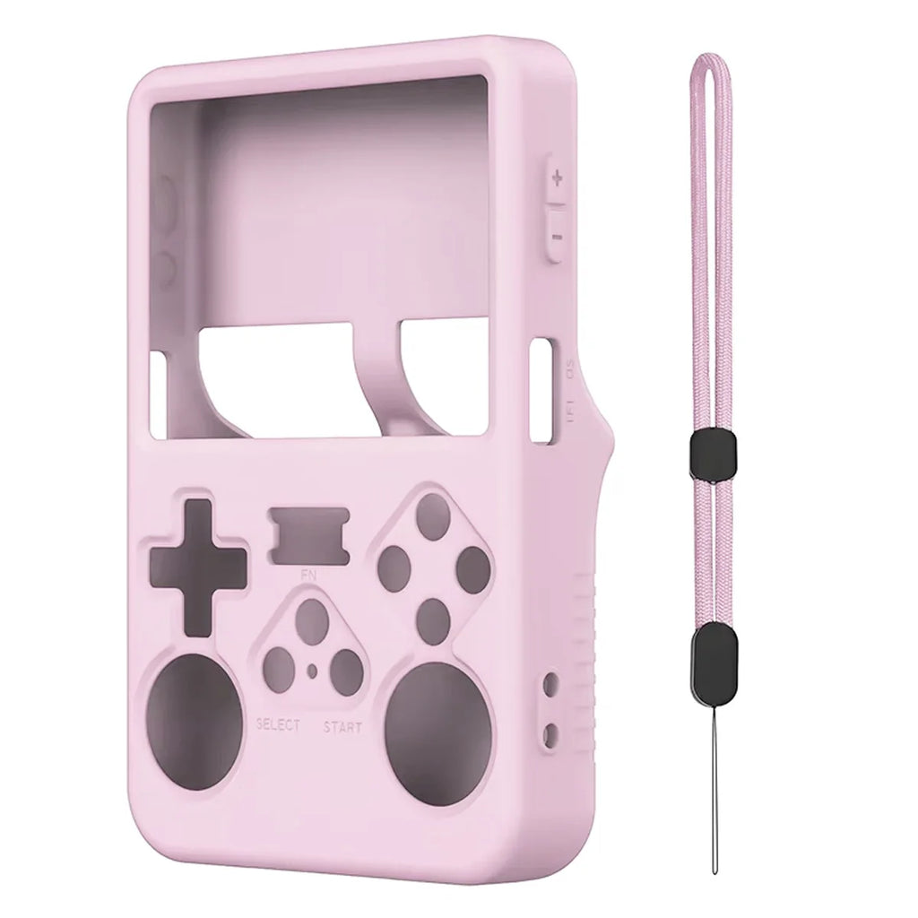 Color Silicone Case For R36S Handheld Game Console Silicone Protective Cover Anti-Scratch Storage Box Soft Shell