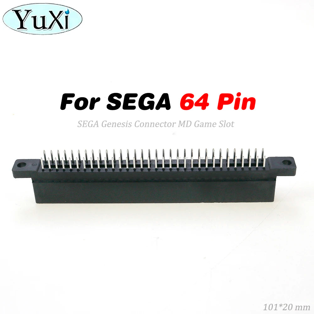 1 Piece Card Slot For SNES SEGA Famicom FC N64 Console 64Pin 62Pin 60Pin 50Pin Connector Adapter Game Cartridge Slot Repair Part