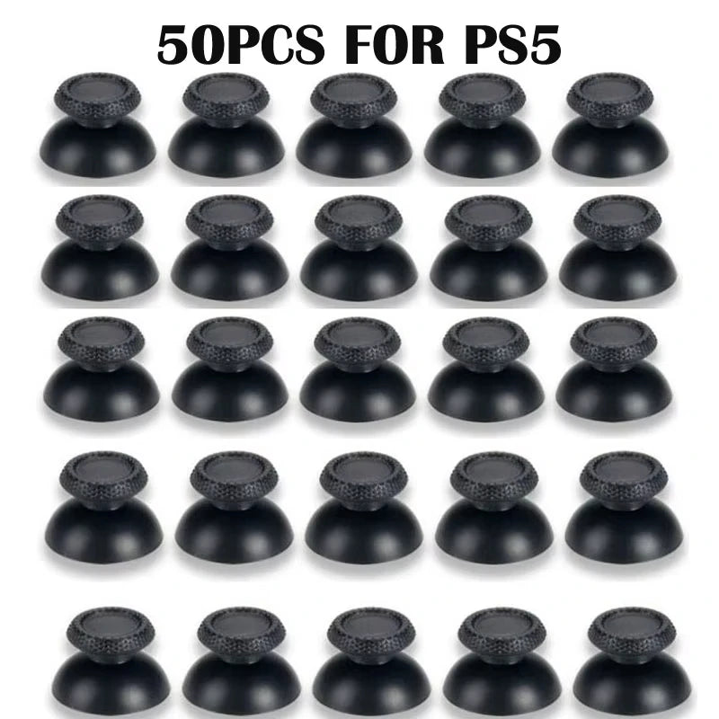 50Pcs for Ps5 Playstation 5 Controller Replacement Mushroom Thumbsticks 3D Analog Stick Joystick Gamepad Thumb Stick Caps Cover