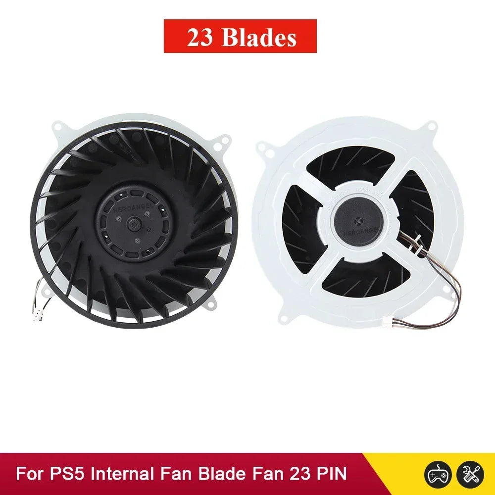 17 / 23 Blades Inner Cooler Fan For PS5 Console Replacement 