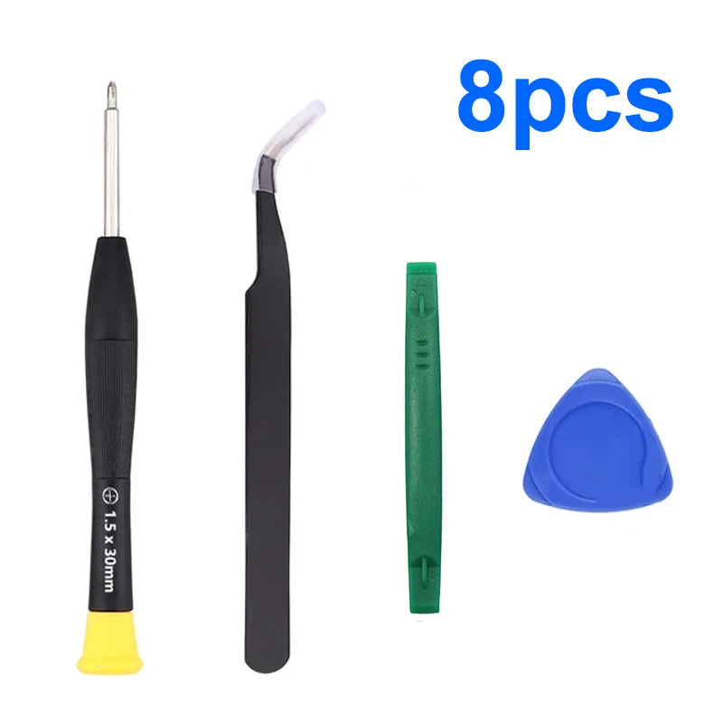 8 in 1 Replacement Joystick Kit for PS5 Controller with Screwdriver 3D Analog Thumb Sticks Repair Kits