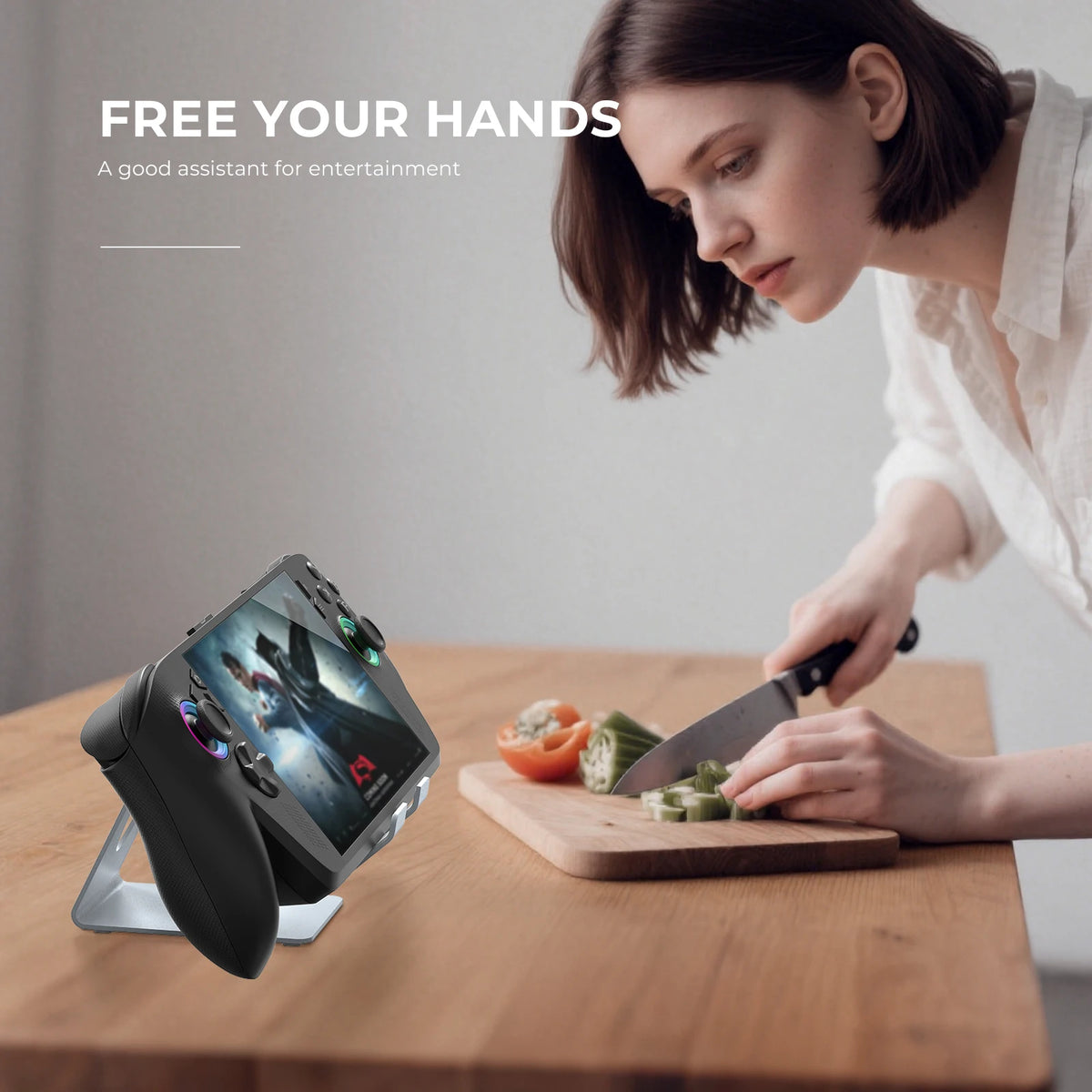 JYS-X155 Metal Desktop Stand for ROG Ally / Xbox Series X / 
