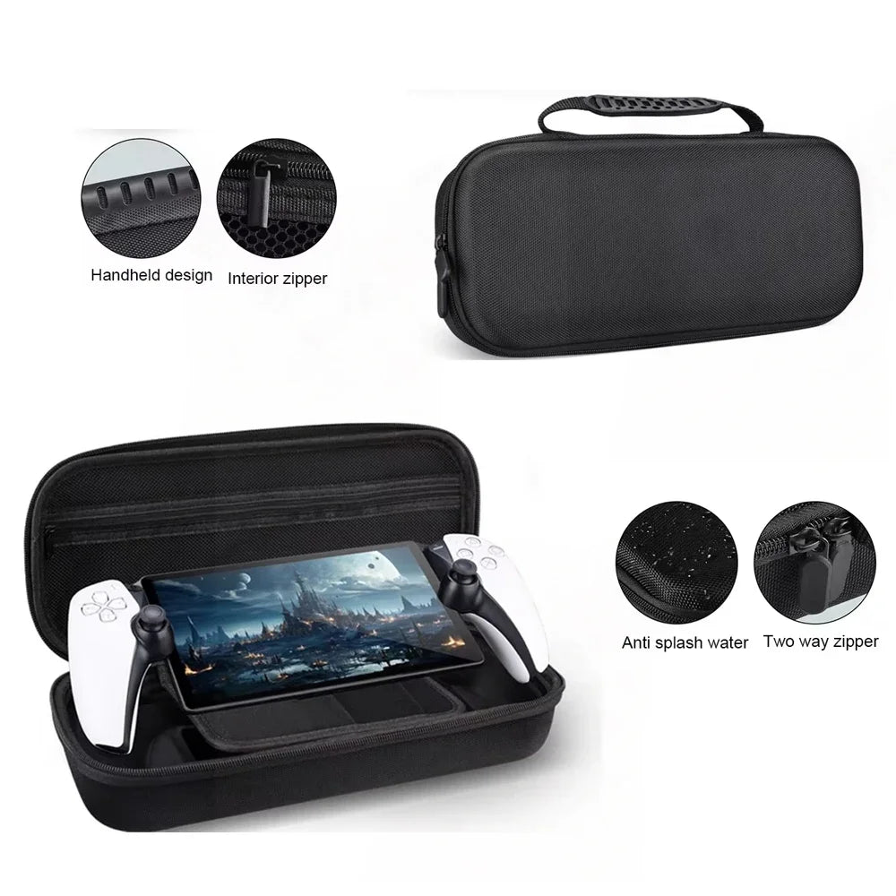 EVA Hard Portable Bag Case For PS5 Portal Handheld Game Cons