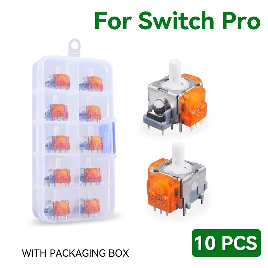 10Pcs TMR Effect Joystick Replacement for PS5/PS4 Controller for Xbox Series X/S 3D Analog Stick Sensor Module Repair Accessorie