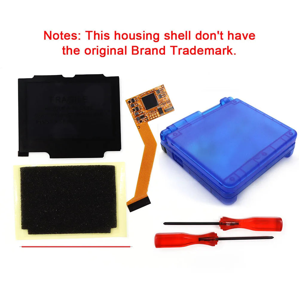 HISPEEDIDO 5 Levels Brightness For GBA SP IPS V2 High Brightness LCD Screen Kits For GameBoy Advance SP Console