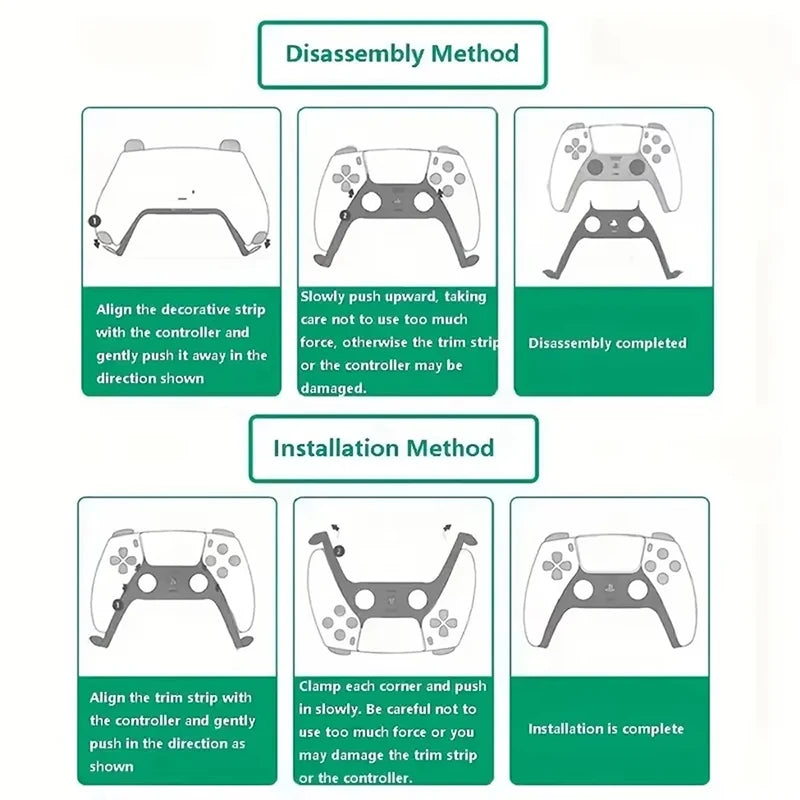 Game Controller Replacement Shell for PS5 Controller DIY Gam