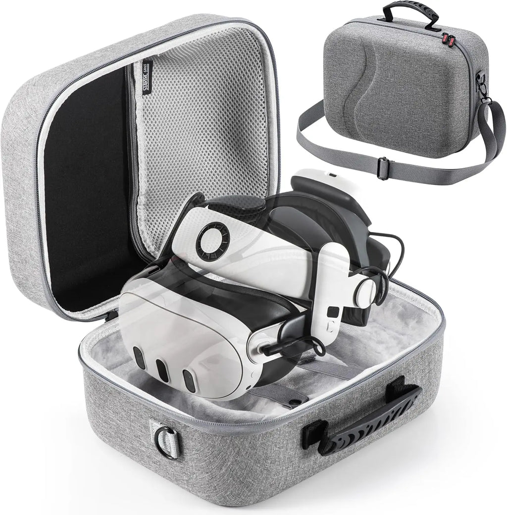 Carrying Case for Meta Quest 3 Hard Shell Travel Bag with Oc