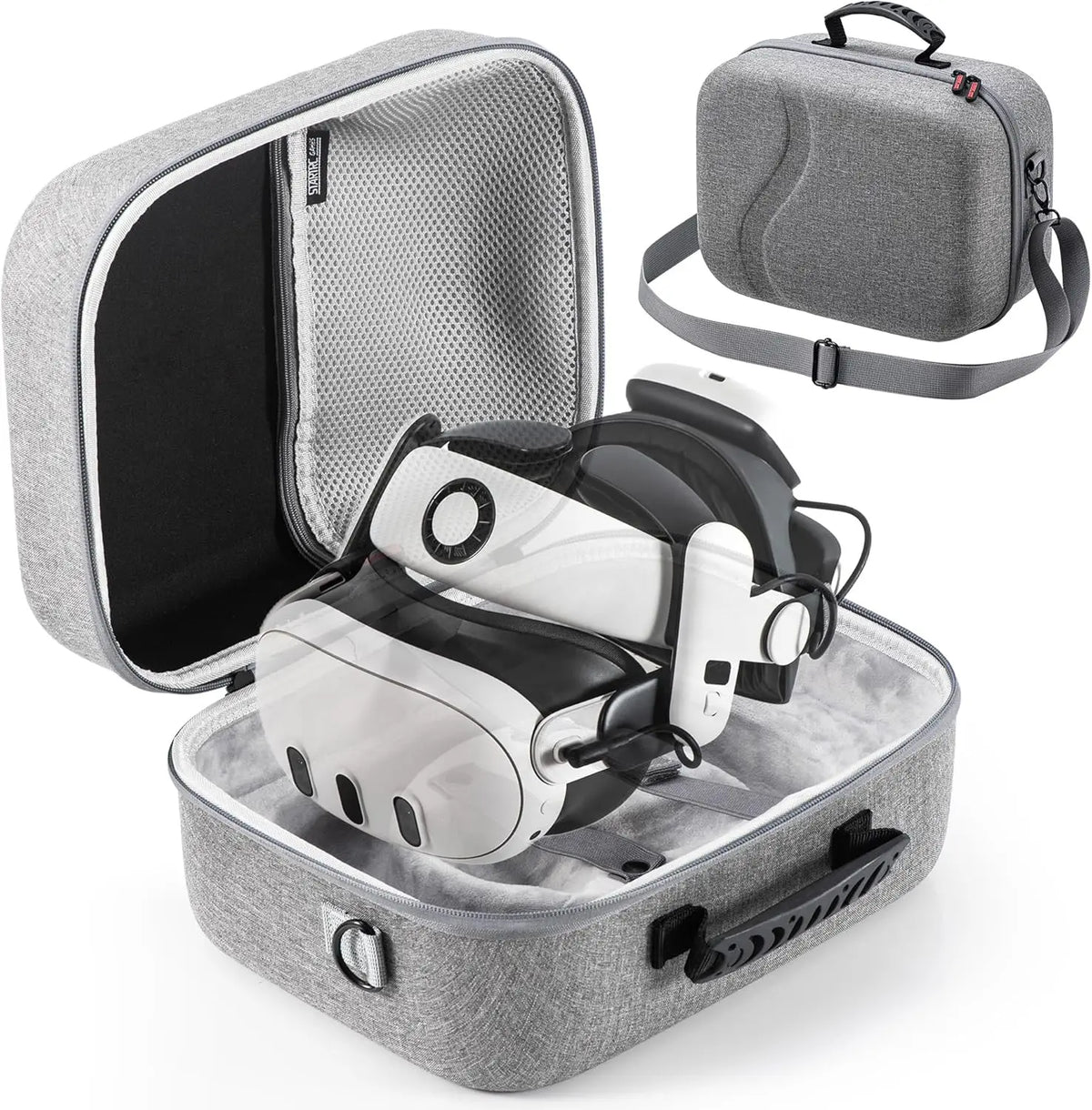 Carrying Case for Meta Quest 3 Hard Shell Travel Bag with Oc