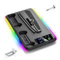 ERIKOLE Cooling Stand with LED Controller Charging Station for PS5/Slim/Pro 3-Gear Cooling Fan PlayStation 5 Console Accessories