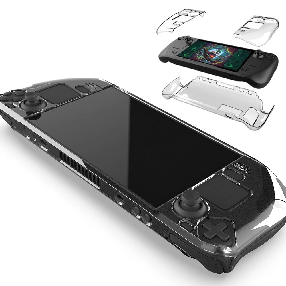 New Detachable Crystal Steam Deck PC Case Protective Cover S