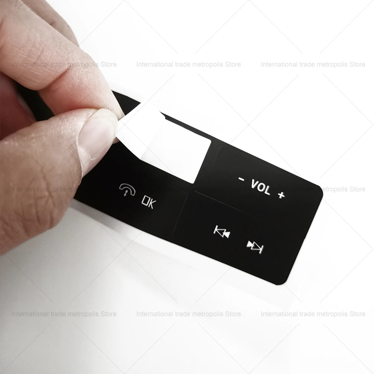 Car Steering Wheel Control Button Repair Decals Sticker Fit 