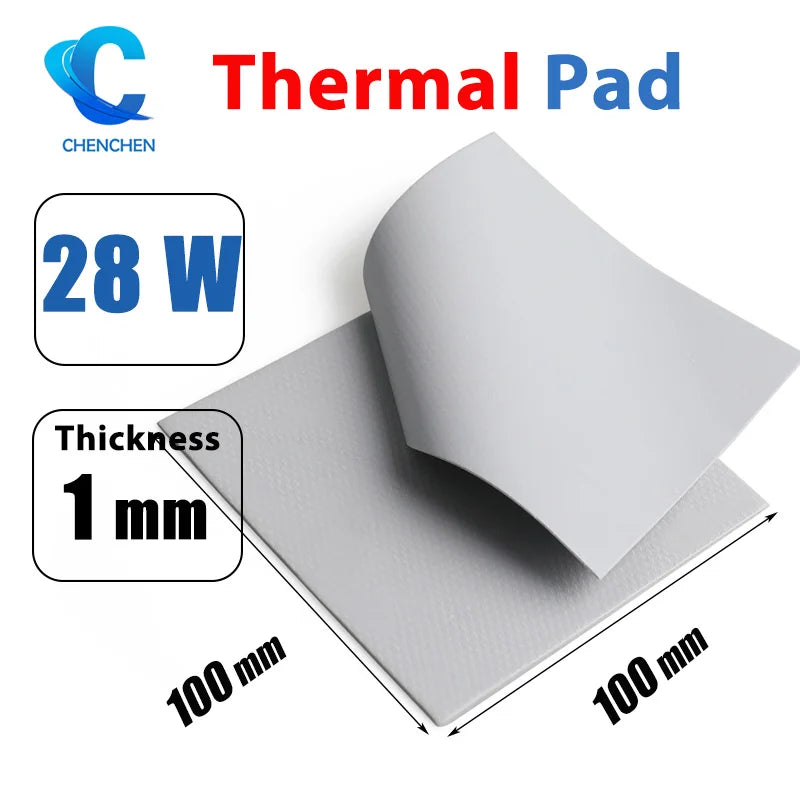 Extra Soft 28W/MK Thermal Interface Material 1.0mm 100 100mm