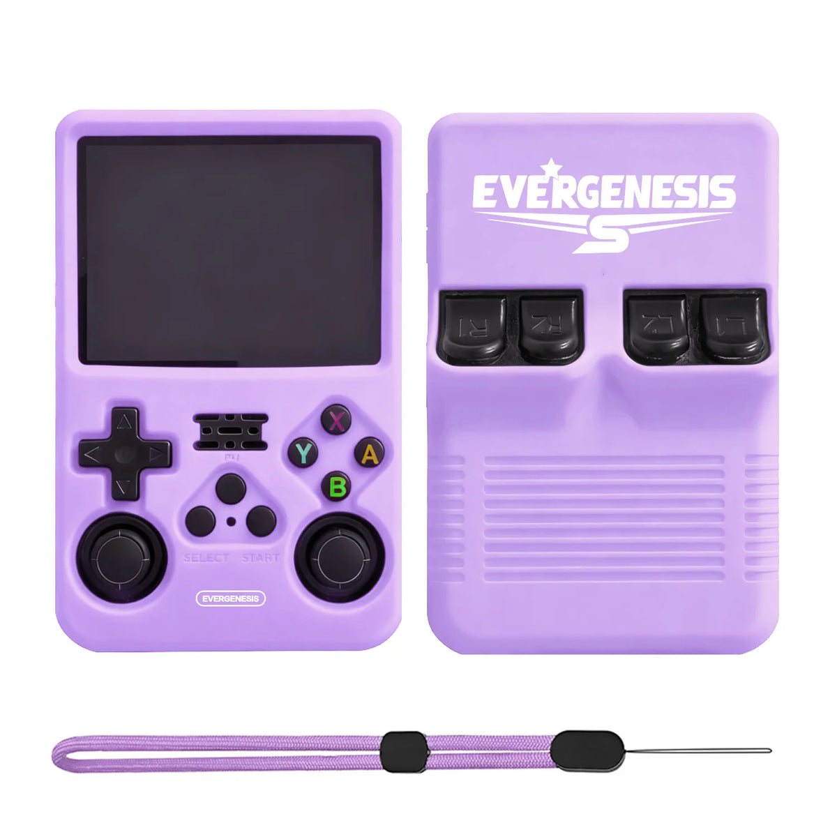 R36S Protective Case Set for R36S Handheld Game Console Silicone Cover EVA Carrying Bag Screen Protector Thumb Grips Accessories