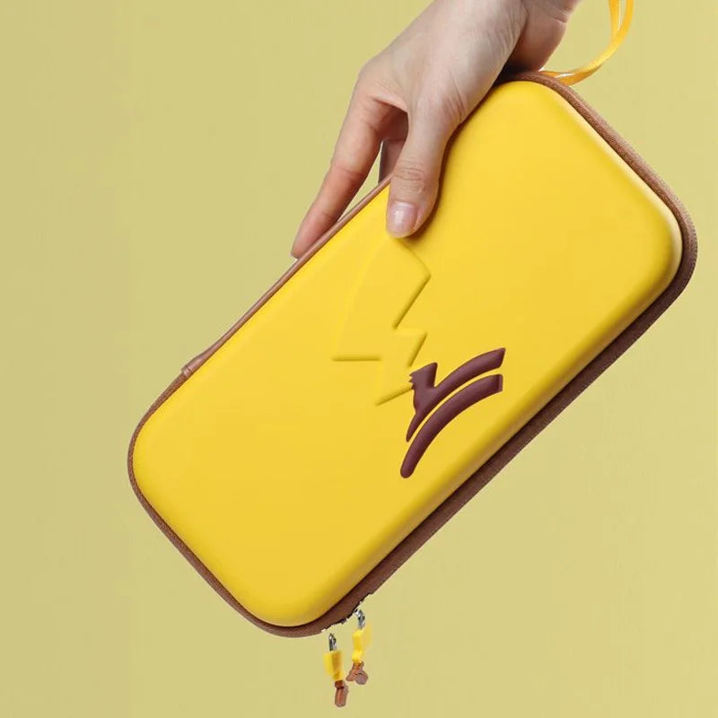 Cartoon Pikachu Storage Bag for Nintendo Switch 2 OLED NS Co