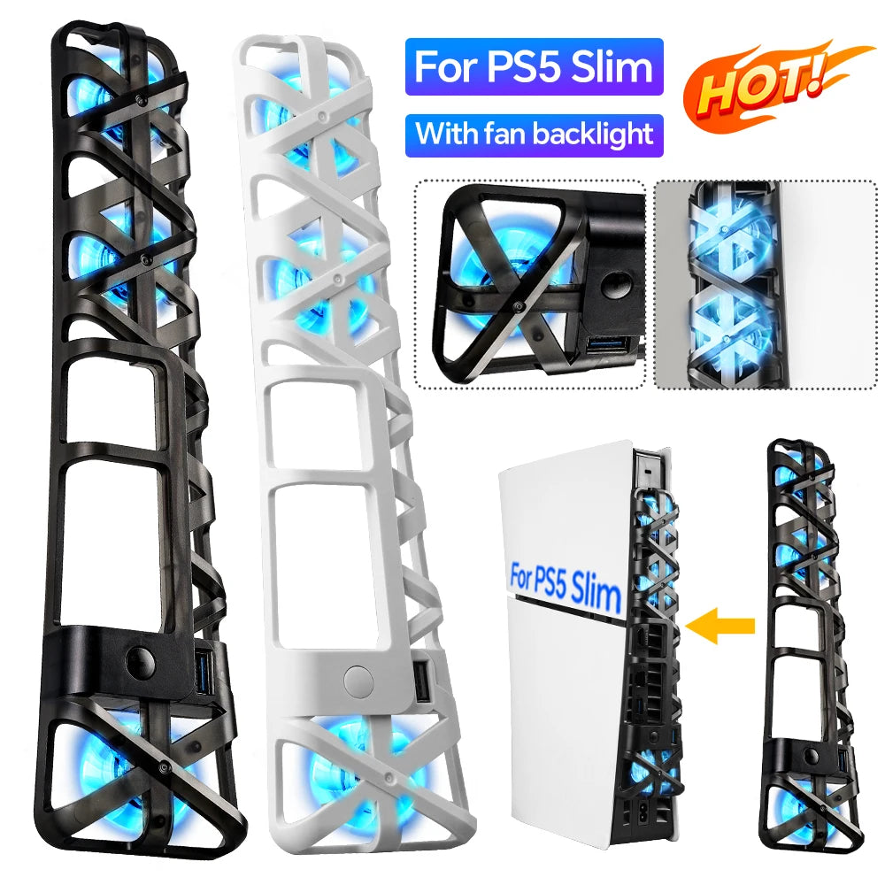 Cooling Fans For PS5 Slim Console For Playstation 5 Slim Dis