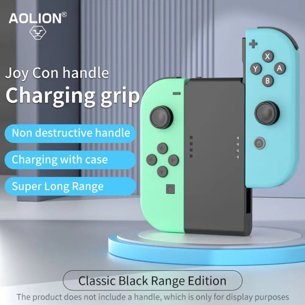 AOLION Portable Switch Joncon Charging Grip 3400mAh Extended Battery Life Accessory for Ninten-do OLED Stylish Gaming Controller
