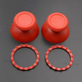 1/2/3Set 3D Joystick Thumbstick Caps & Accent Rings For PS5 DualSense Controller Mushroom Cap Replacement Decor Accessories