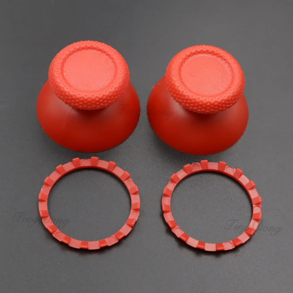 1/2/3Set 3D Joystick Thumbstick Caps & Accent Rings For PS5 DualSense Controller Mushroom Cap Replacement Decor Accessories