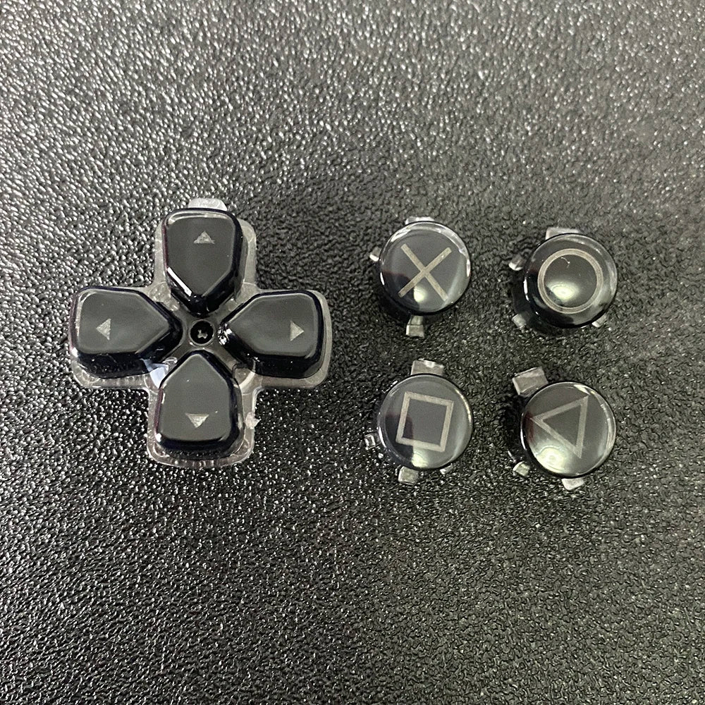 For PS5 Controller Replacement Dpad and ABXY Jelly Button Tr