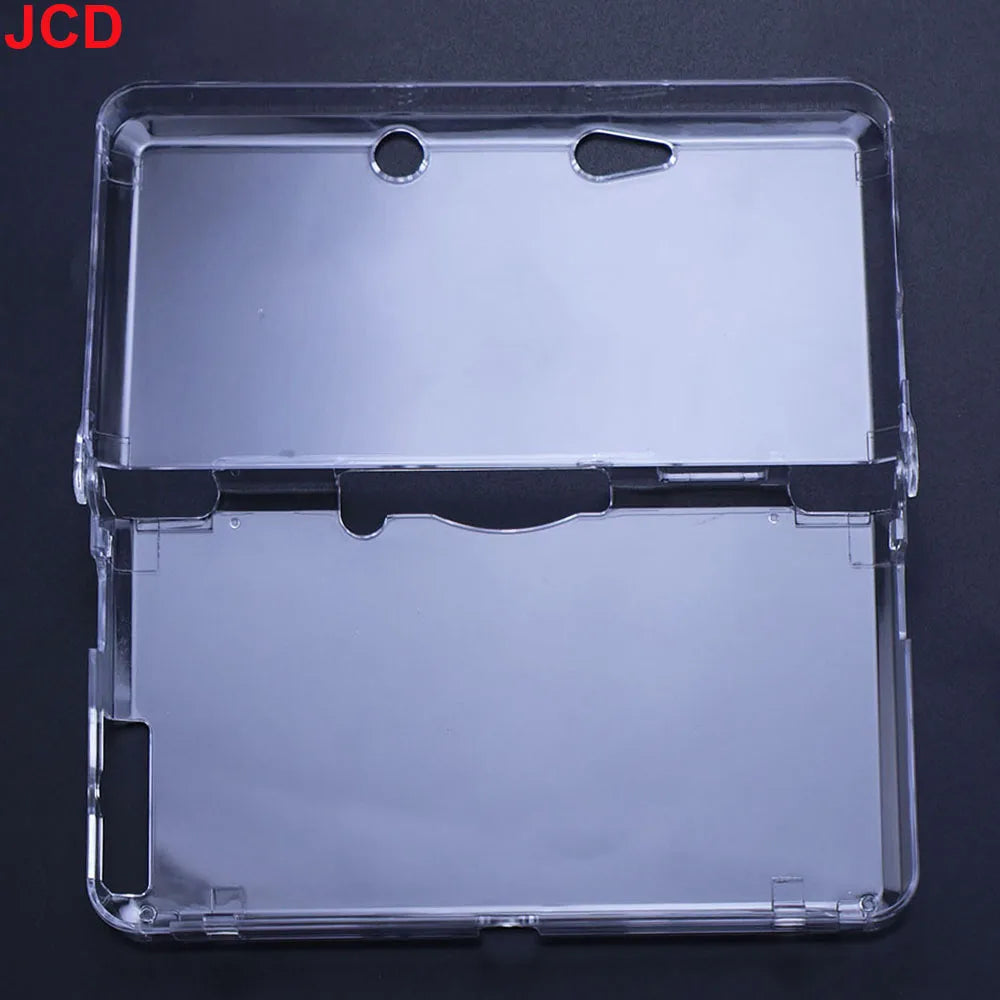 JCD Plastic Clear Crystal Shell Skin Case Cover For 3DS 3DS 