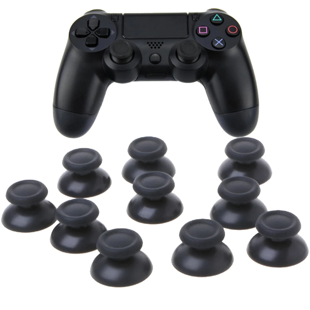 1Set/10Pcs Plastic Analog Thumbstick Thumb Stick Replace for Playstation 4 Ps4 Dual 4 Controller High Quality Thumbstick Cap