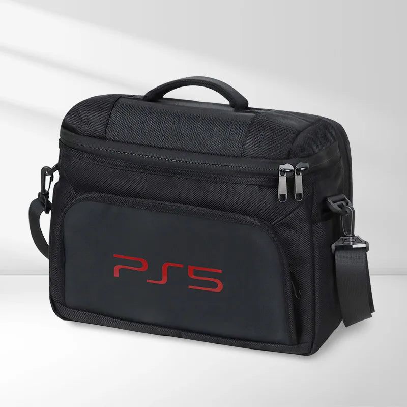 Carrying Case for PS5 Large Capacity Waterproof Shockproof Travling Bag for PS5 Pro/PS5 Slim/PS5 console&PS Portal Storage Case